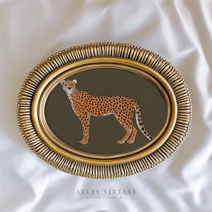 Digital download of boho wildlife artwork featuring a cheetah.