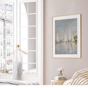 Digital download of sailboat seascape painting