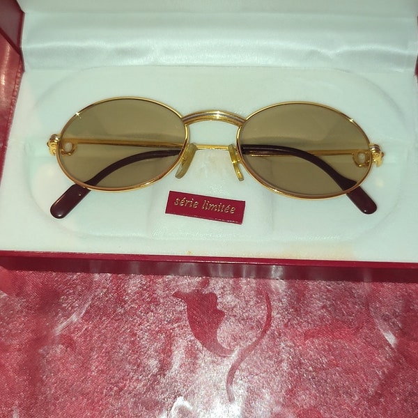 Lunette Cartier Saint Honoré série limitée Citrine