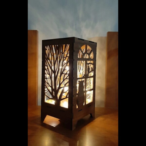 Table Lamp Laser Cut - Etsy