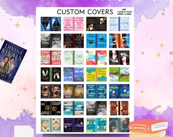 28 mini couvertures de livre personnalisées, couvertures de livres miniatures, étagère DIY Anxiety, mini couvertures de livre à imprimer, petites couvertures de livre, téléchargement PDF
