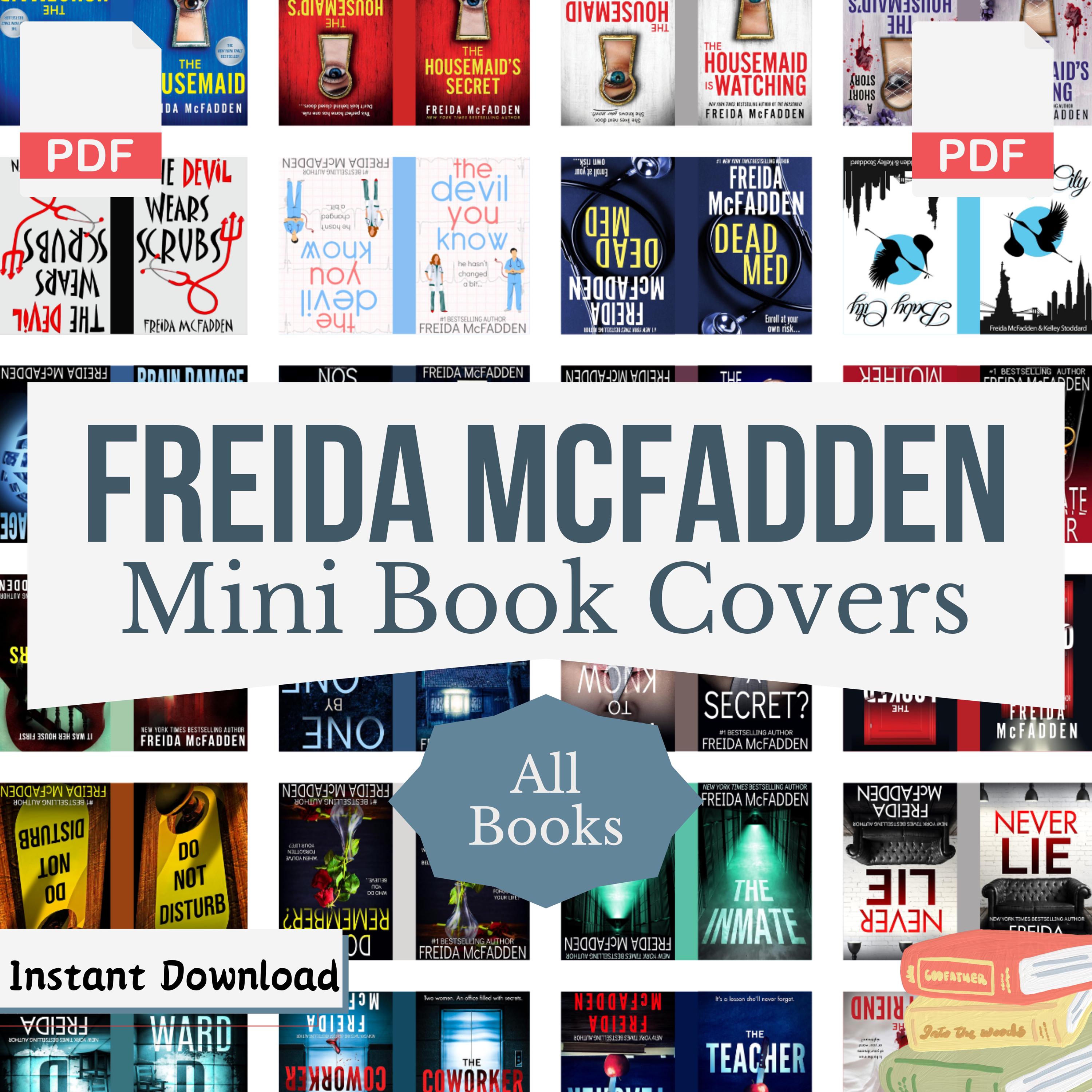 Freida Mcfadden Miniature Book Covers, DIY Anxiety Bookshelf