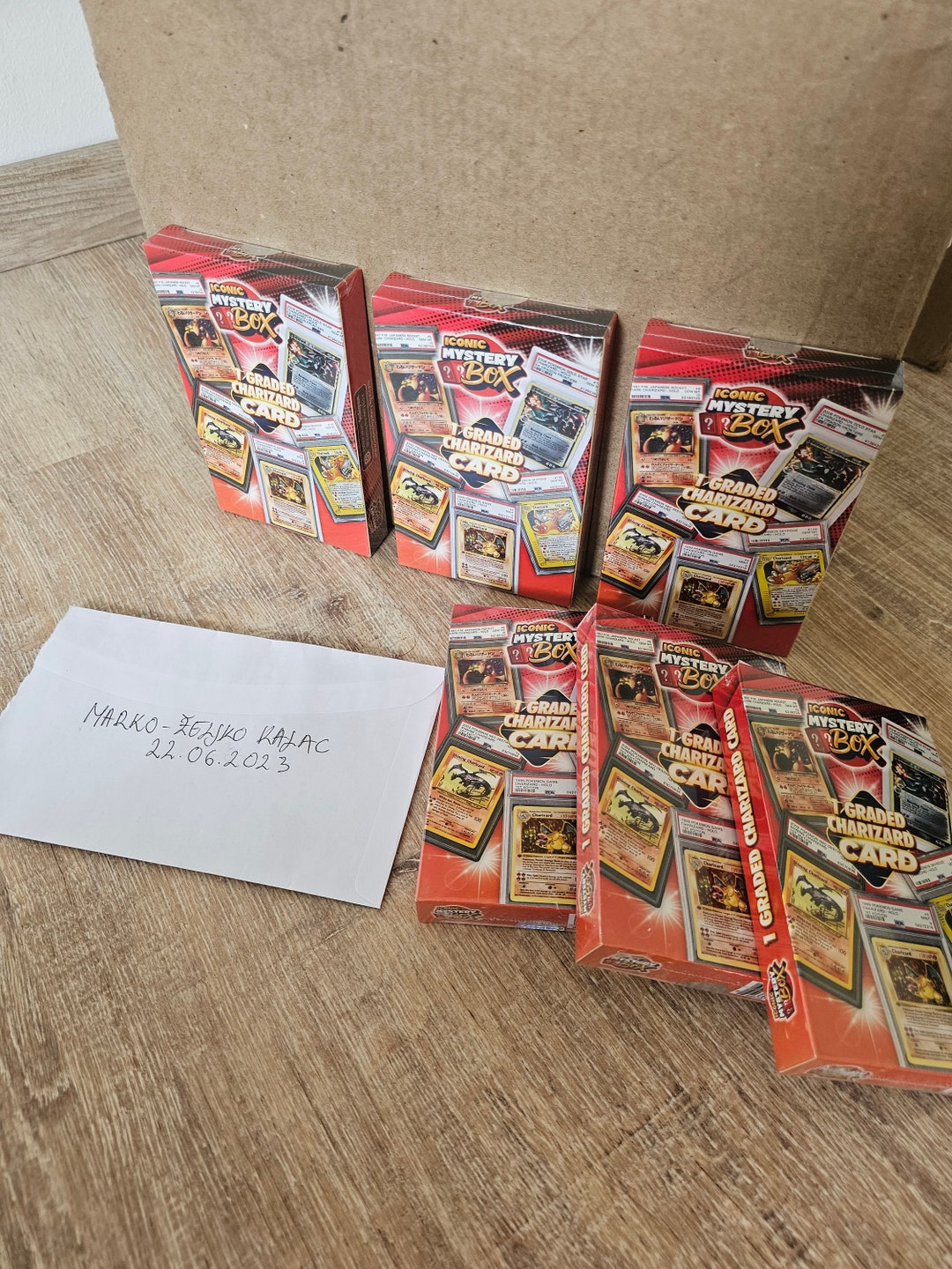 10 Pokémon Iconic Mystery Charizard Charizard Boxes Etsy