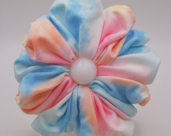 XXL Sherbet Sunset Scrunchie, Scrunchies, Elastic Fabric Hair Tie, Hair Tie, Gift Ideas