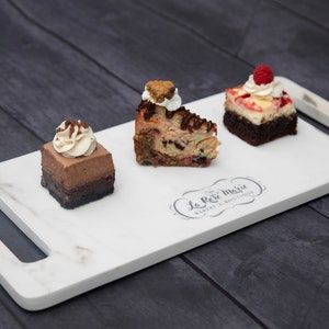 Personalized 2 handle porcelain charcuterie board