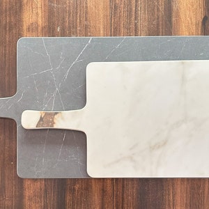 Personalized 1 handle porcelain charcuterie board