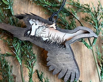 Ozdoba w kształcie bażanta - choinka myśliwska - myśliwy z Upland Bird Hunter