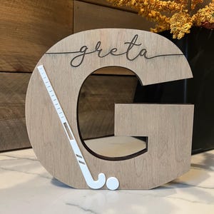 Field Hockey Home Decor - Field Hockey senior banquet gift - field hockey gift - End of Season Sports gift - College Coach gift - Coach gift image 14