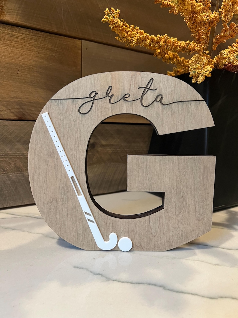 Field Hockey Home Decor - Field Hockey senior banquet gift - field hockey gift - End of Season Sports gift - College Coach gift - Coach gift image 14