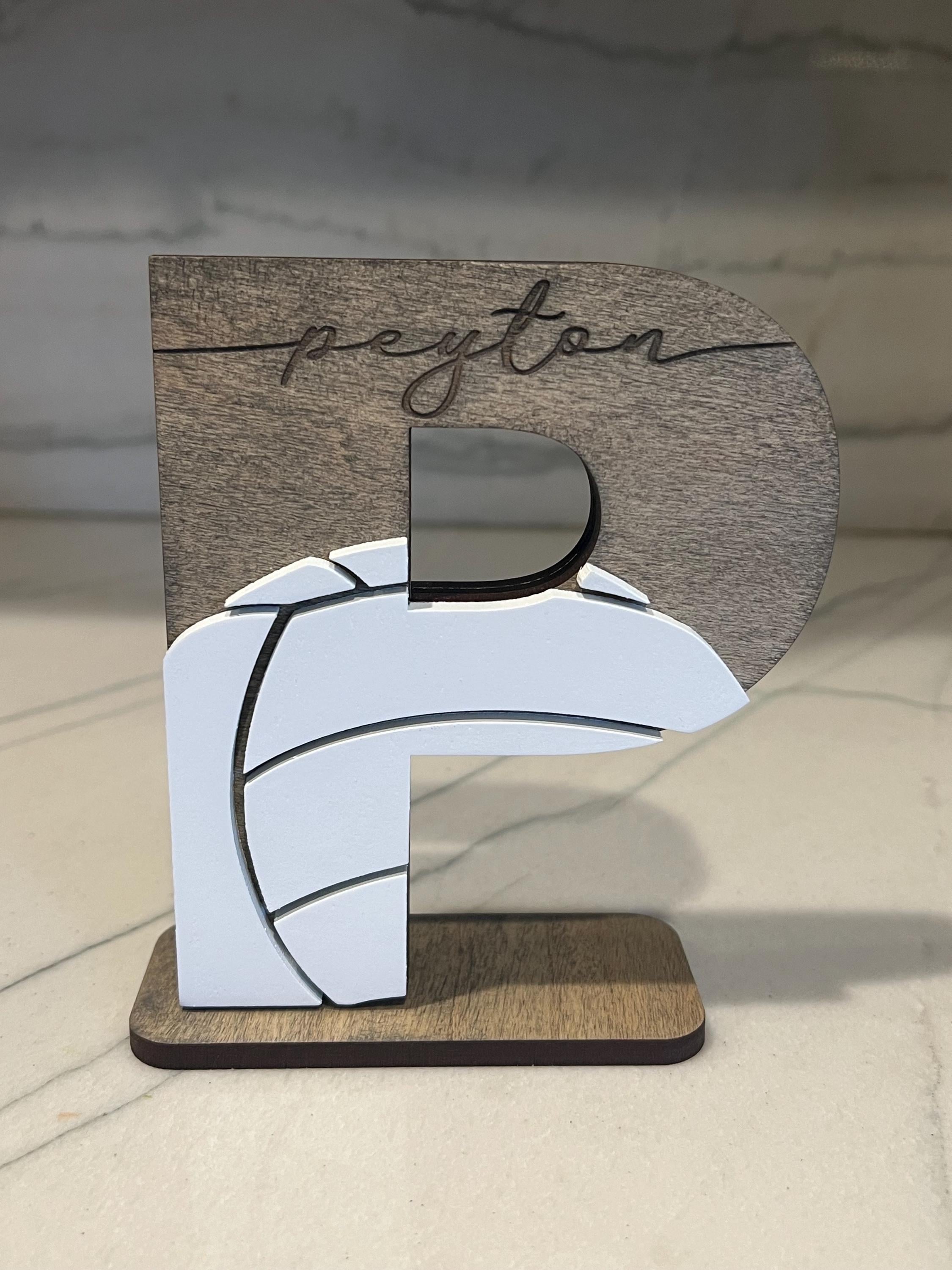 Personalized Volleyball Home Decor, Football Senior Banquet Gift, Baseball Gift, End of Season Sports Gift