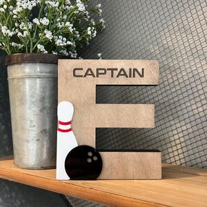 Decorazioni per la casa a tema bowling - Decorazioni per la casa a tema bowling e birilli - Regalo per appassionati di bowling - Bowling - Banchetto di fine anno per giocatori senior di bowling - Regalo per un compagno di bowling - Premio per la squadra di bowling immagine 18