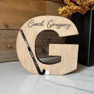 Field Hockey Home Decor - Field Hockey senior banquet gift - field hockey gift - End of Season Sports gift - College Coach gift - Coach gift image 13