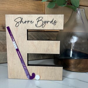 Field Hockey Home Decor - Field Hockey senior banquet gift - field hockey gift - End of Season Sports gift - College Coach gift - Coach gift image 17