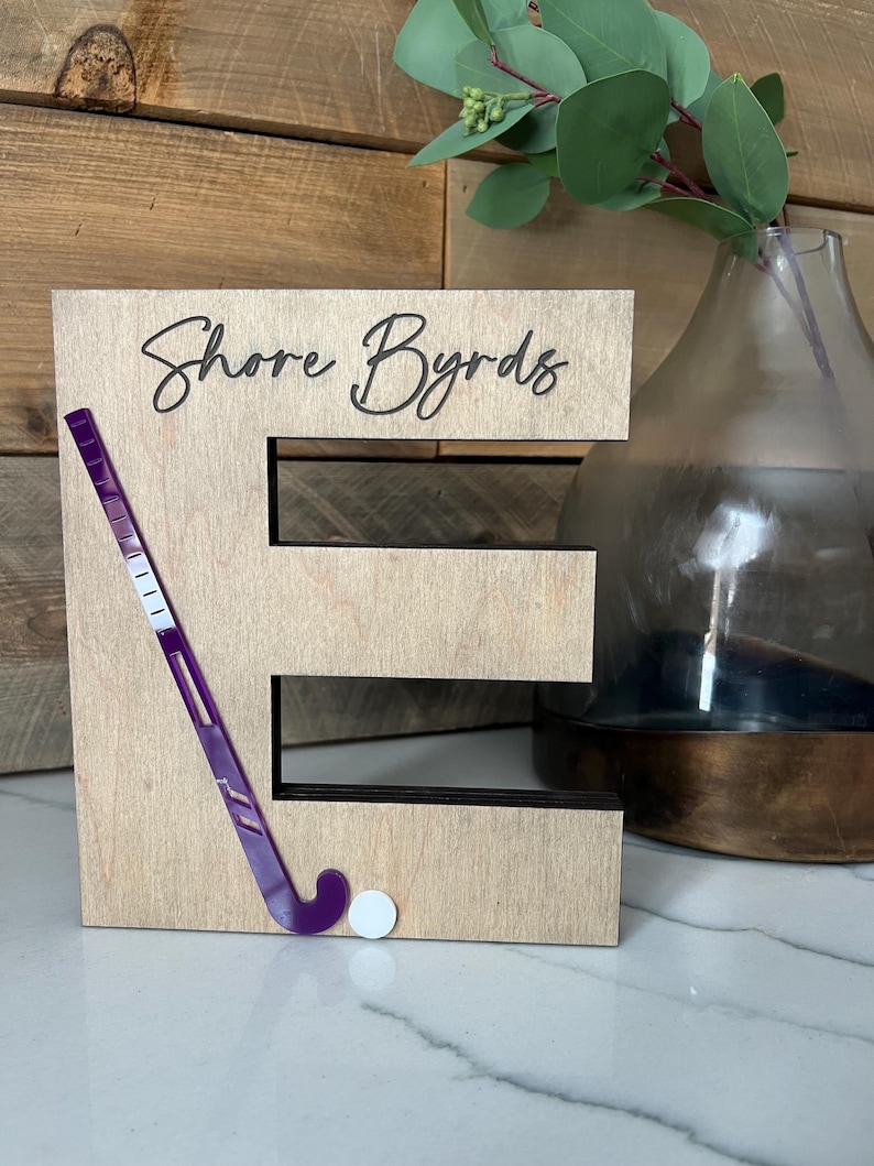 Field Hockey Home Decor - Field Hockey senior banquet gift - field hockey gift - End of Season Sports gift - College Coach gift - Coach gift image 17