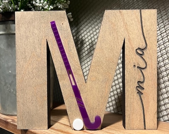 Field Hockey Home Decor - Field Hockey senior banquet gift - field hockey gift - End of Season Sports gift - College Coach gift - Coach gift