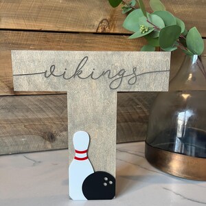 Decorazioni per la casa a tema bowling - Decorazioni per la casa a tema bowling e birilli - Regalo per appassionati di bowling - Bowling - Banchetto di fine anno per giocatori senior di bowling - Regalo per un compagno di bowling - Premio per la squadra di bowling immagine 17