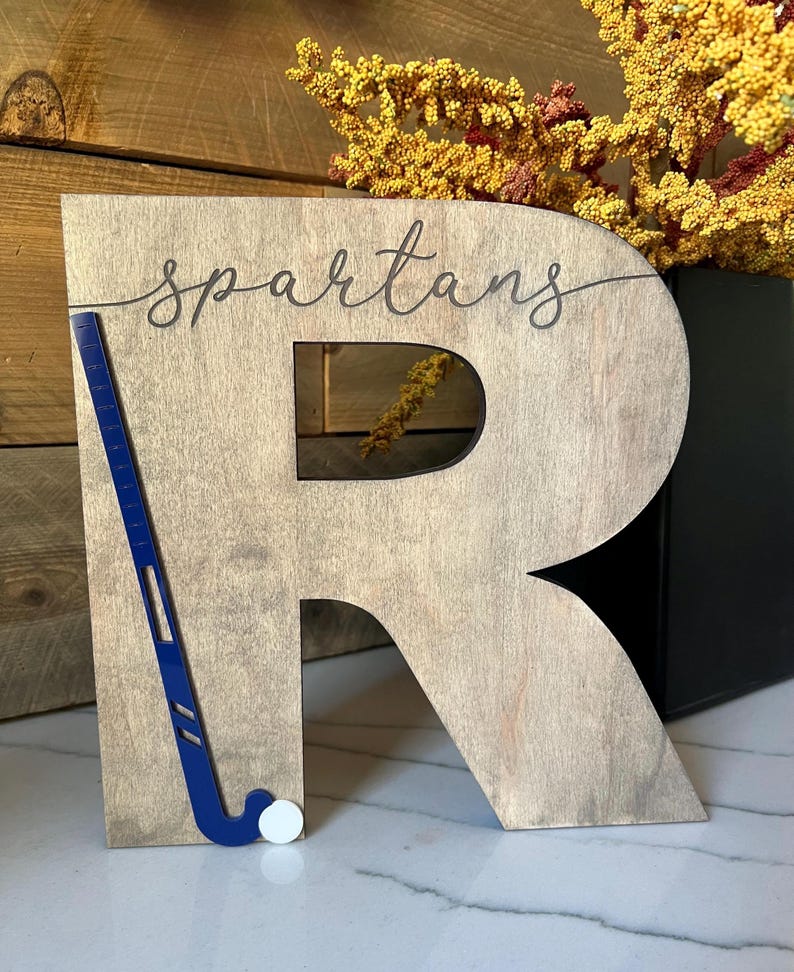 Field Hockey Home Decor - Field Hockey senior banquet gift - field hockey gift - End of Season Sports gift - College Coach gift - Coach gift image 10