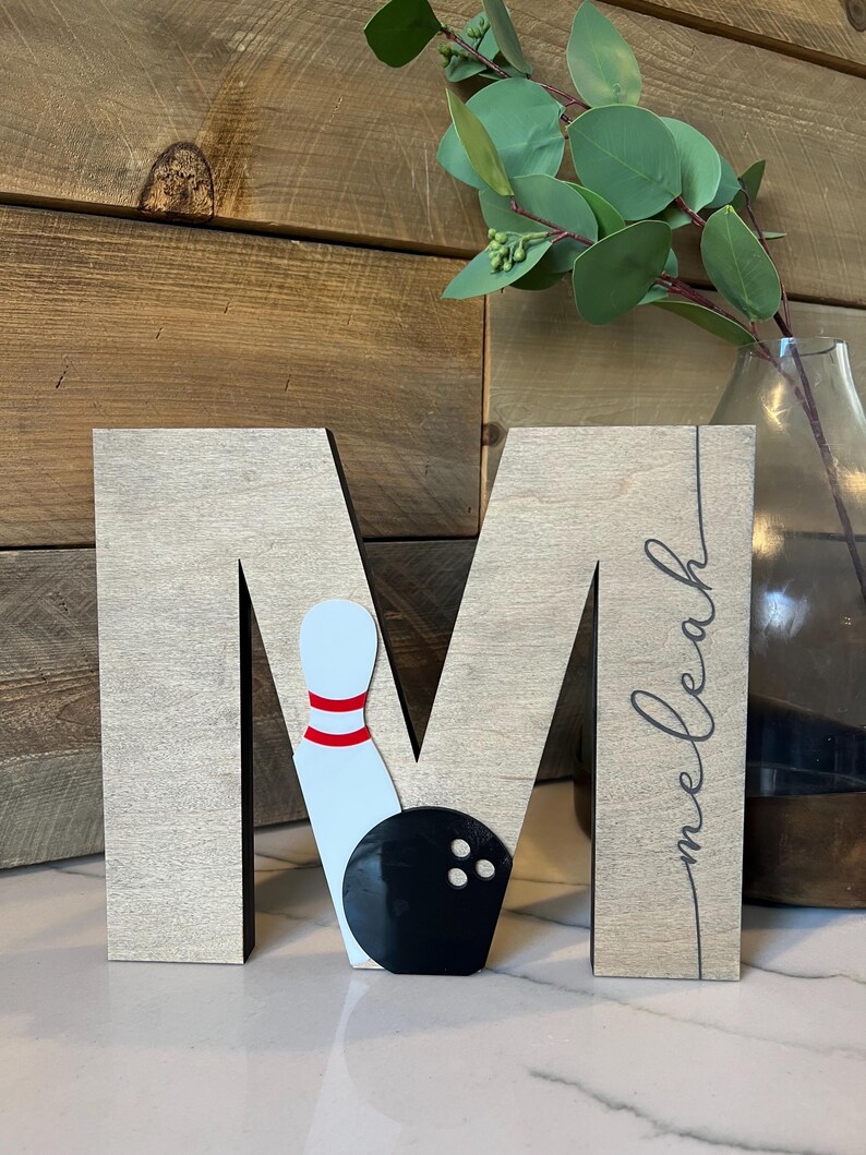Decorazioni per la casa a tema bowling - Decorazioni per la casa a tema bowling e birilli - Regalo per appassionati di bowling - Bowling - Banchetto di fine anno per giocatori senior di bowling - Regalo per un compagno di bowling - Premio per la squadra di bowling immagine 15
