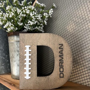 Football Home Decor - Football gift - Senior Football gift - Football banquet - Senior banquet - End of football season gift - Coaches gift