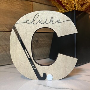 Field Hockey Home Decor - Field Hockey senior banquet gift - field hockey gift - End of Season Sports gift - College Coach gift - Coach gift image 12