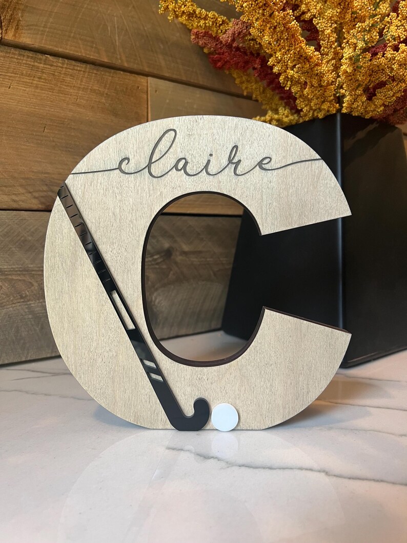 Field Hockey Home Decor - Field Hockey senior banquet gift - field hockey gift - End of Season Sports gift - College Coach gift - Coach gift image 12