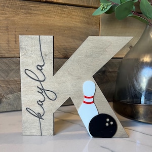 Decorazioni per la casa a tema bowling - Decorazioni per la casa a tema bowling e birilli - Regalo per appassionati di bowling - Bowling - Banchetto di fine anno per giocatori senior di bowling - Regalo per un compagno di bowling - Premio per la squadra di bowling immagine 13