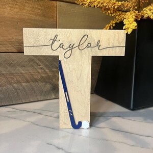 Field Hockey Home Decor - Field Hockey senior banquet gift - field hockey gift - End of Season Sports gift - College Coach gift - Coach gift image 15