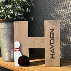 Decorazioni per la casa a tema bowling - Decorazioni per la casa a tema bowling e birilli - Regalo per appassionati di bowling - Bowling - Banchetto di fine anno per giocatori senior di bowling - Regalo per un compagno di bowling - Premio per la squadra di bowling immagine 12