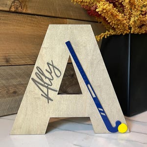 Field Hockey Home Decor - Field Hockey senior banquet gift - field hockey gift - End of Season Sports gift - College Coach gift - Coach gift image 11