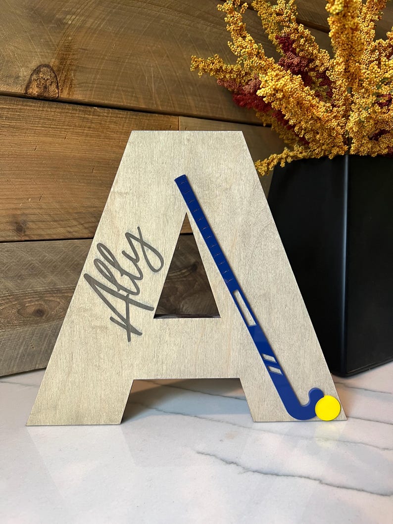 Field Hockey Home Decor - Field Hockey senior banquet gift - field hockey gift - End of Season Sports gift - College Coach gift - Coach gift image 11