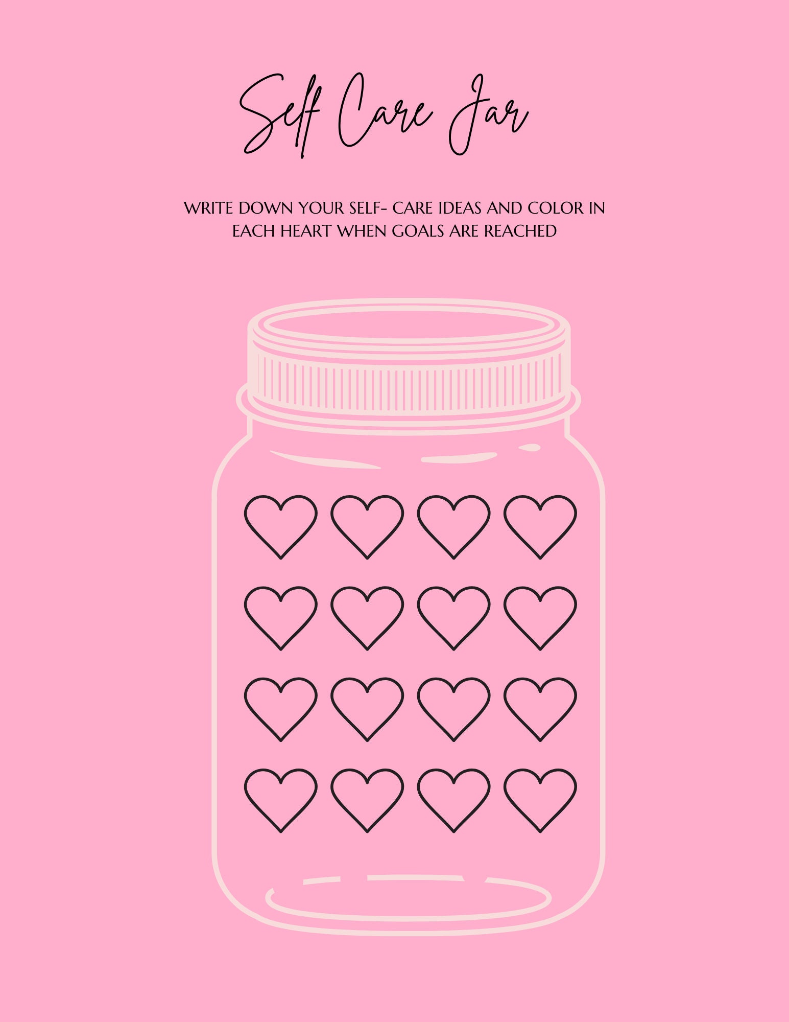 Self Love Workbook, Self Care Journal, Editable Digital Workbook ...