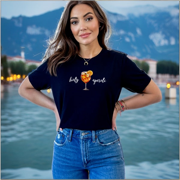 Shirt Aperol Spritz Shirt Aperol Statement Lifestyle Aperitifo T-Shirt Geschenk für Mann Geschenk für Frau Sweatshirt