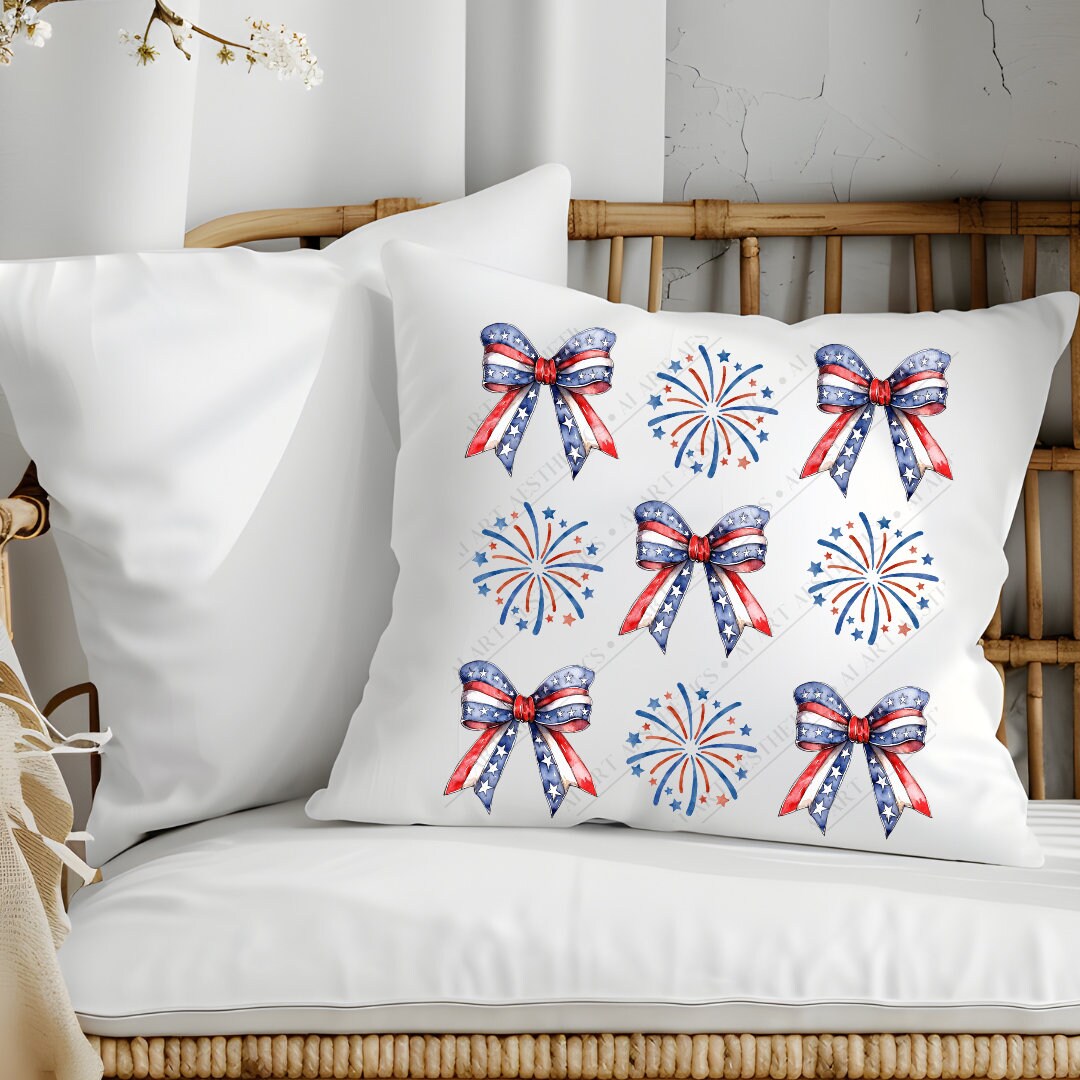 Coquette American Girl PNG, 4th of July American Fireworks Girly ...