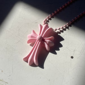 Collier en silicone Chrome Hearts 20e anniversaire Rosa