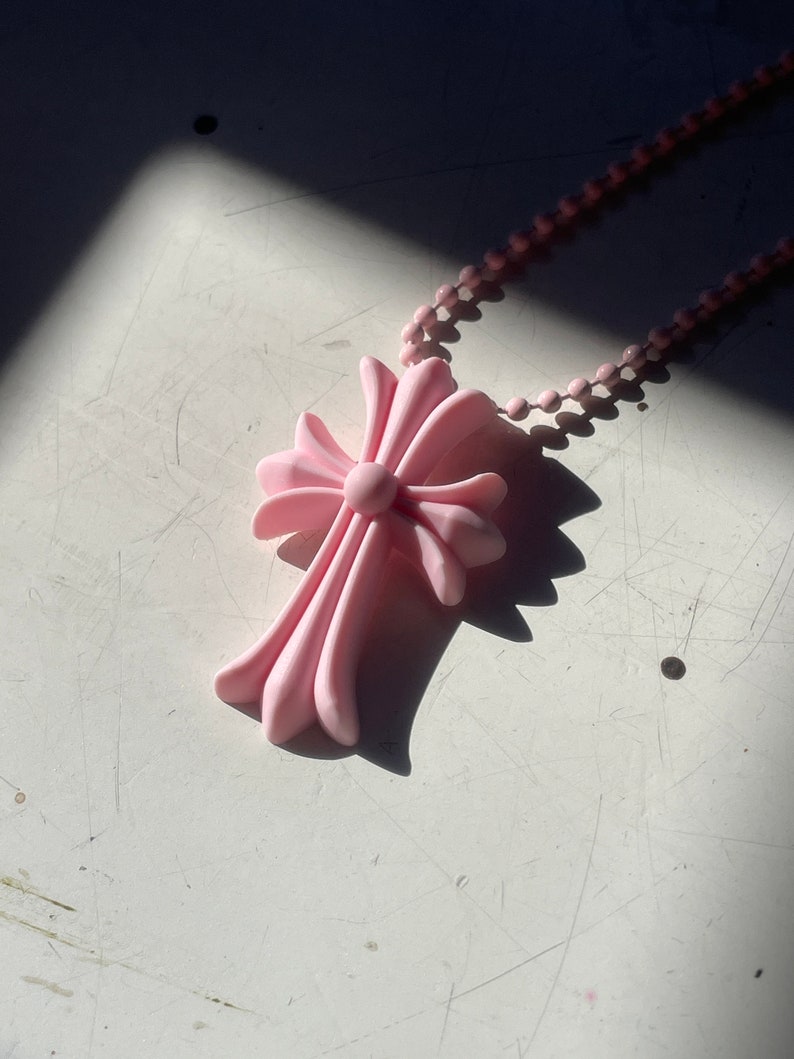 Collier en silicone Chrome Hearts 20e anniversaire Rosa