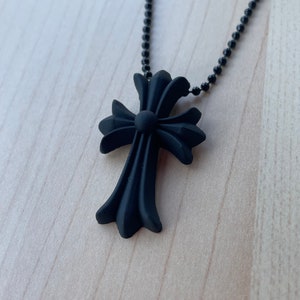 Collier en silicone Chrome Hearts 20e anniversaire Nero