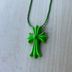 Collier en silicone Chrome Hearts 20e anniversaire Verde