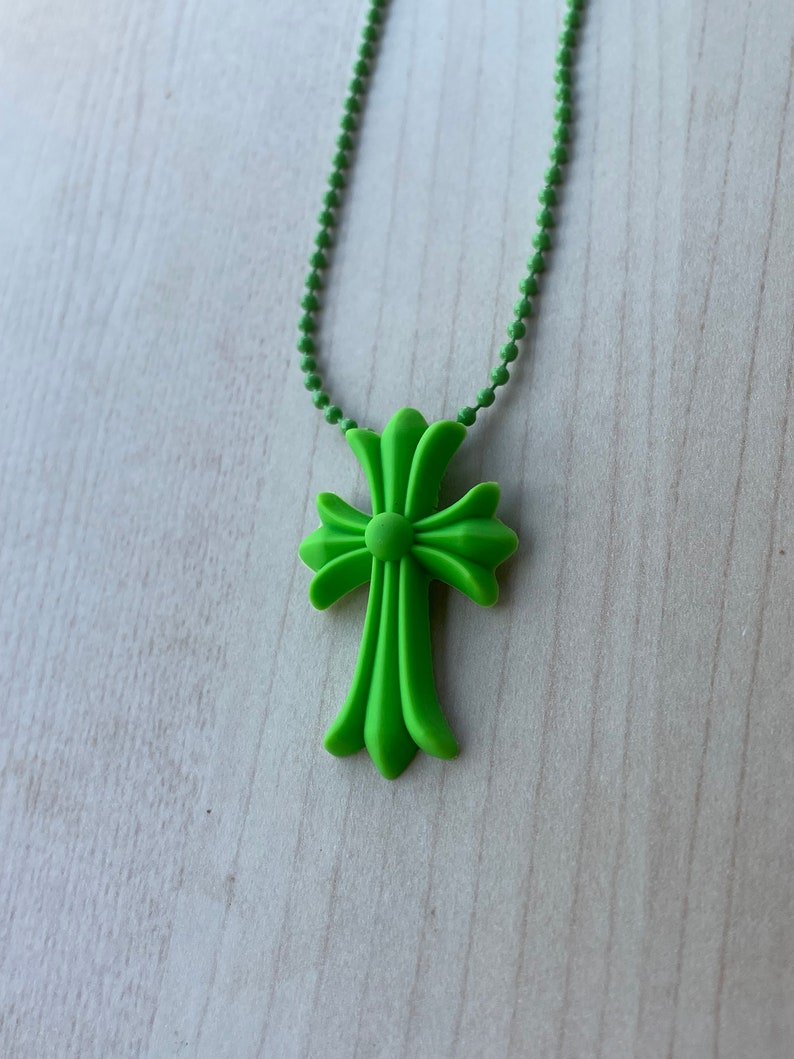 Collier en silicone Chrome Hearts 20e anniversaire Verde