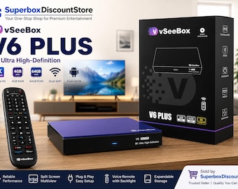 Vseebox V6 Plus Same Day Shipping Authorized Distributor