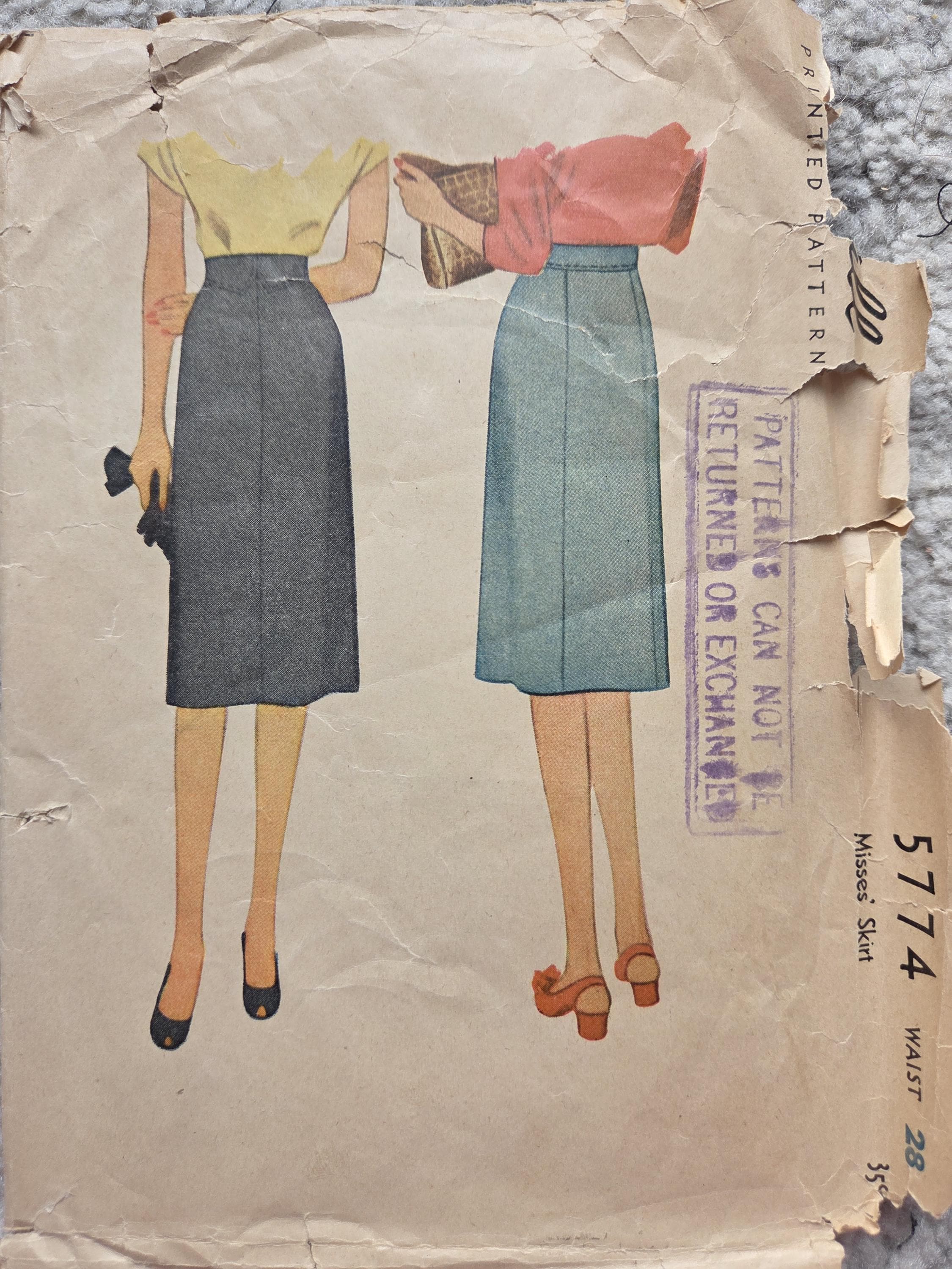 Mccall's 5774 Waist 28