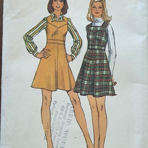 Einfachheit 5927 Misses &#39;kurzer Pullover Größe 30 Büste 34 Zoll 1970er Jahre Schnittmuster