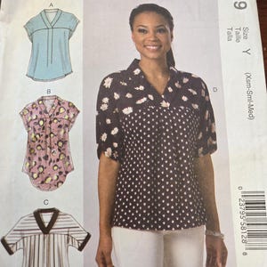 McCalls 7359 Misses' 2010s Cut to Size Medium Size 12-14 Bust 34-36 Sewing Pattern