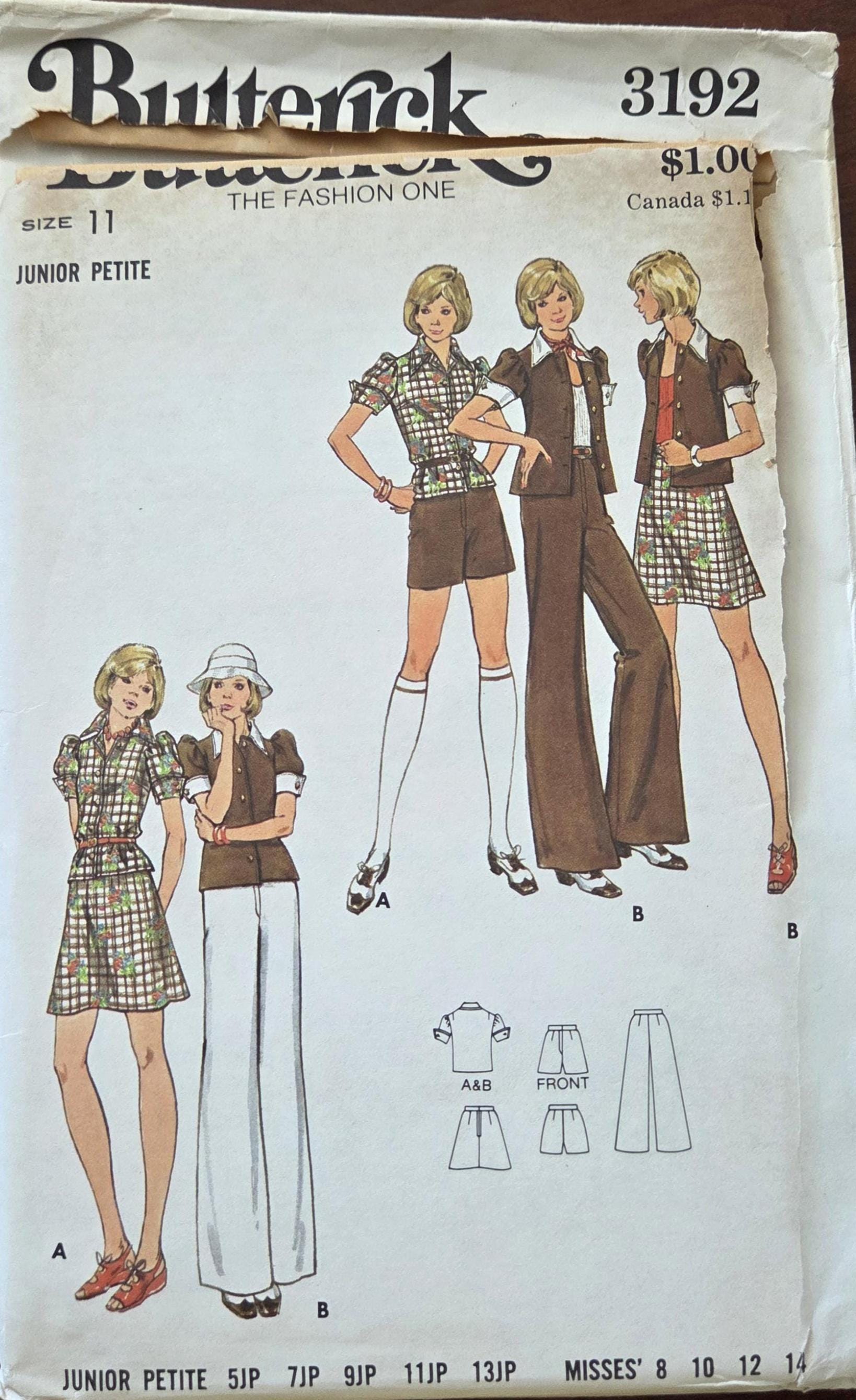 Butterick アンティーク本　1970年代 Butterick アンティーク本 1970年代 1970's Vintage BUTTERICK