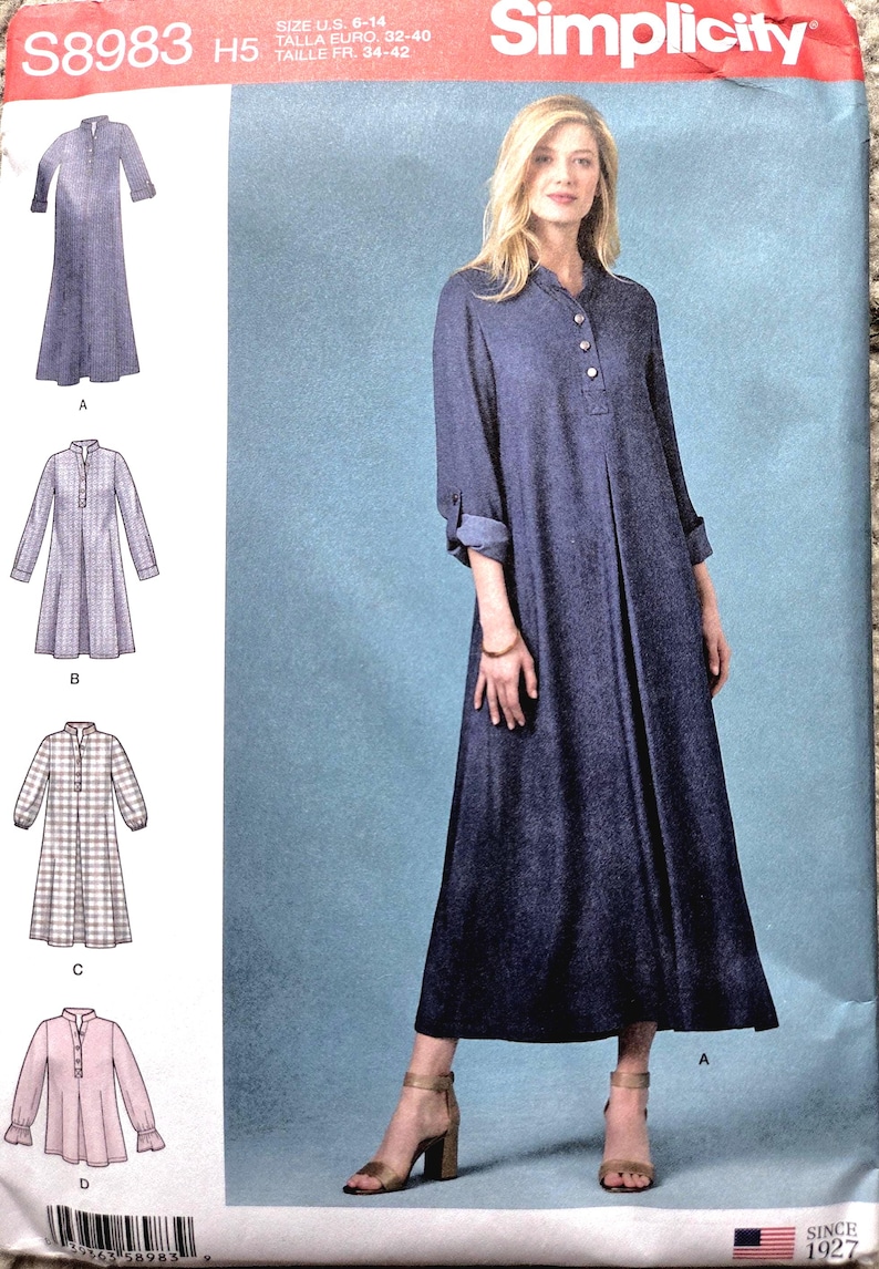 Simplicity 8014 *factory Folded Sizes 6-14 Busts 30