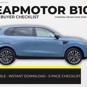 Checkliste für Gebrauchtwagenkäufer des Leapmotor B10 | Leitfaden zu versteckten Mängeln | PDF-Inspektion für Elektrofahrzeuge | Häufige Probleme vermeiden | Sofort-Download