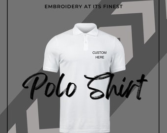 Personalised Corporate Clothing, Embroidery, Custom Design, Polo Shirts, Personalised Embroidery