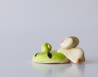 Adoreable Ceramic Cat Chopstick Rests, Handmade, Japanese Style
