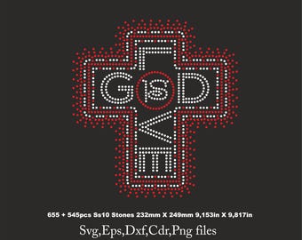 God is love Rhinestone Template, Cross shirt svg, God is love ss10 Cricut Rhinestone,Rhinestone Download File svg eps png dxf cdr