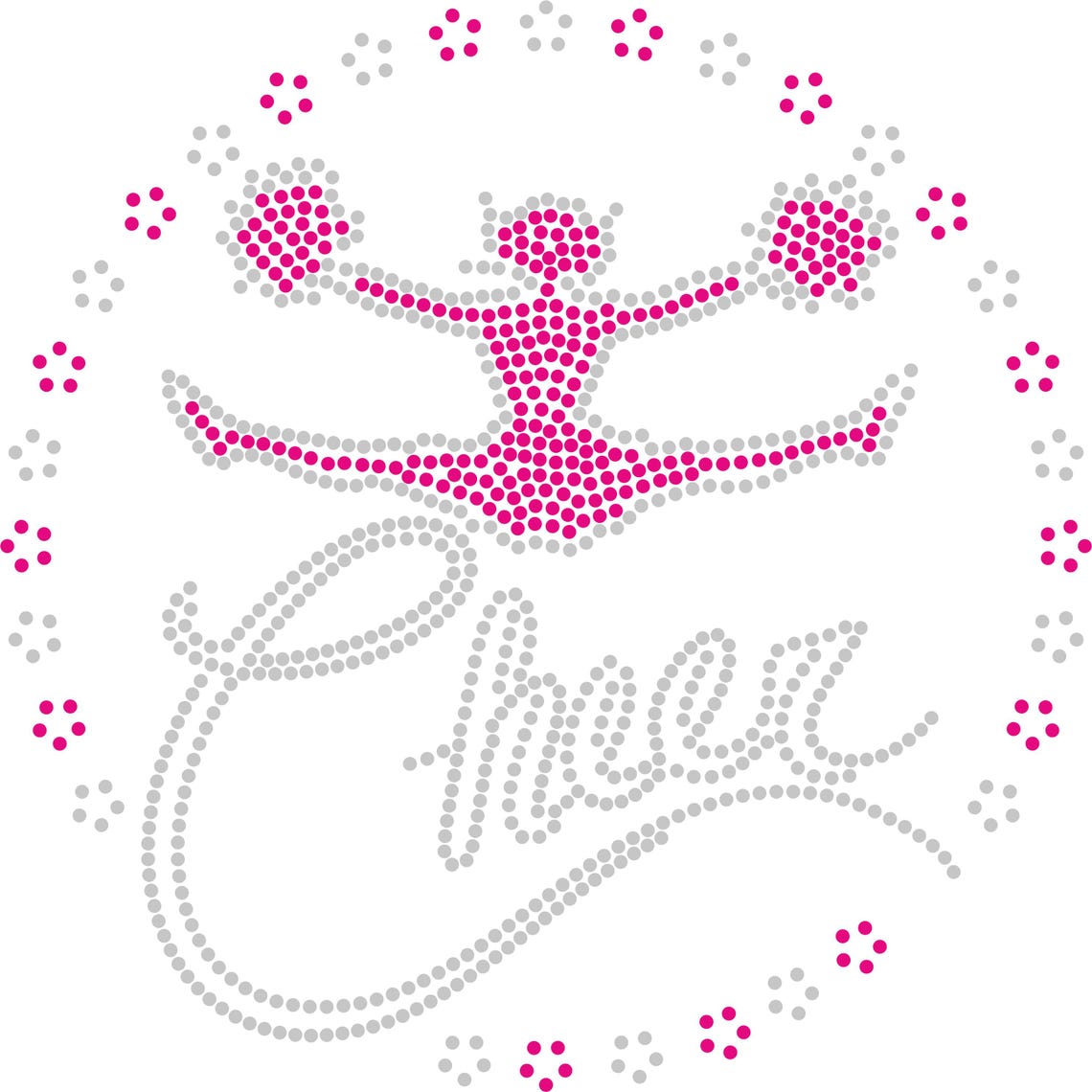 Cheer Rhinestone Template, Cheer Shirt Svg, Cheer Girl Svg Templates ...
