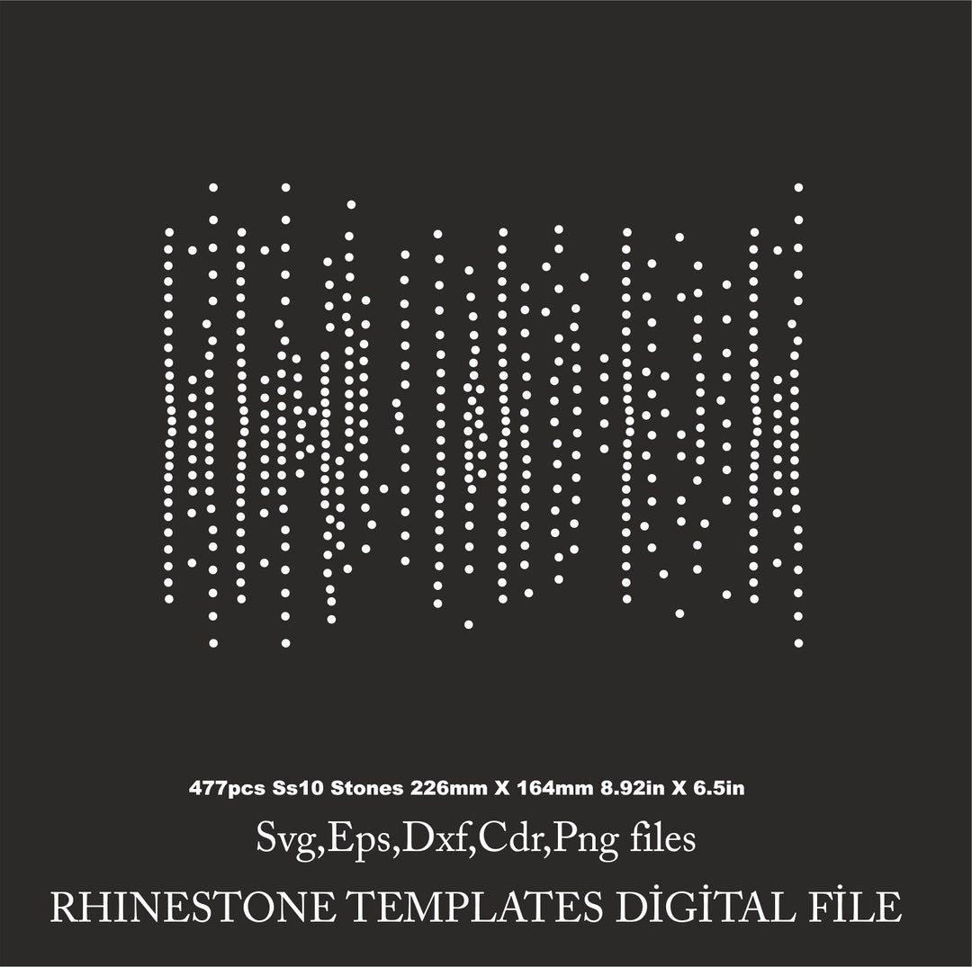 Scattered Pattern Rhinestone, Rhinestone Scattered, Svg Pattern for ...